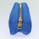 PRADA Pouch Nylon Blue Auth 81167-3
