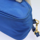 PRADA Pouch Nylon Blue Auth 81167-14