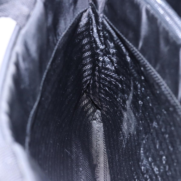 PRADA Tote Bag Nylon Black Auth 81168