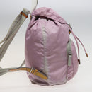 PRADA Backpack Nylon Pink Auth 81180-3