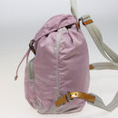 PRADA Backpack Nylon Pink Auth 81180-4