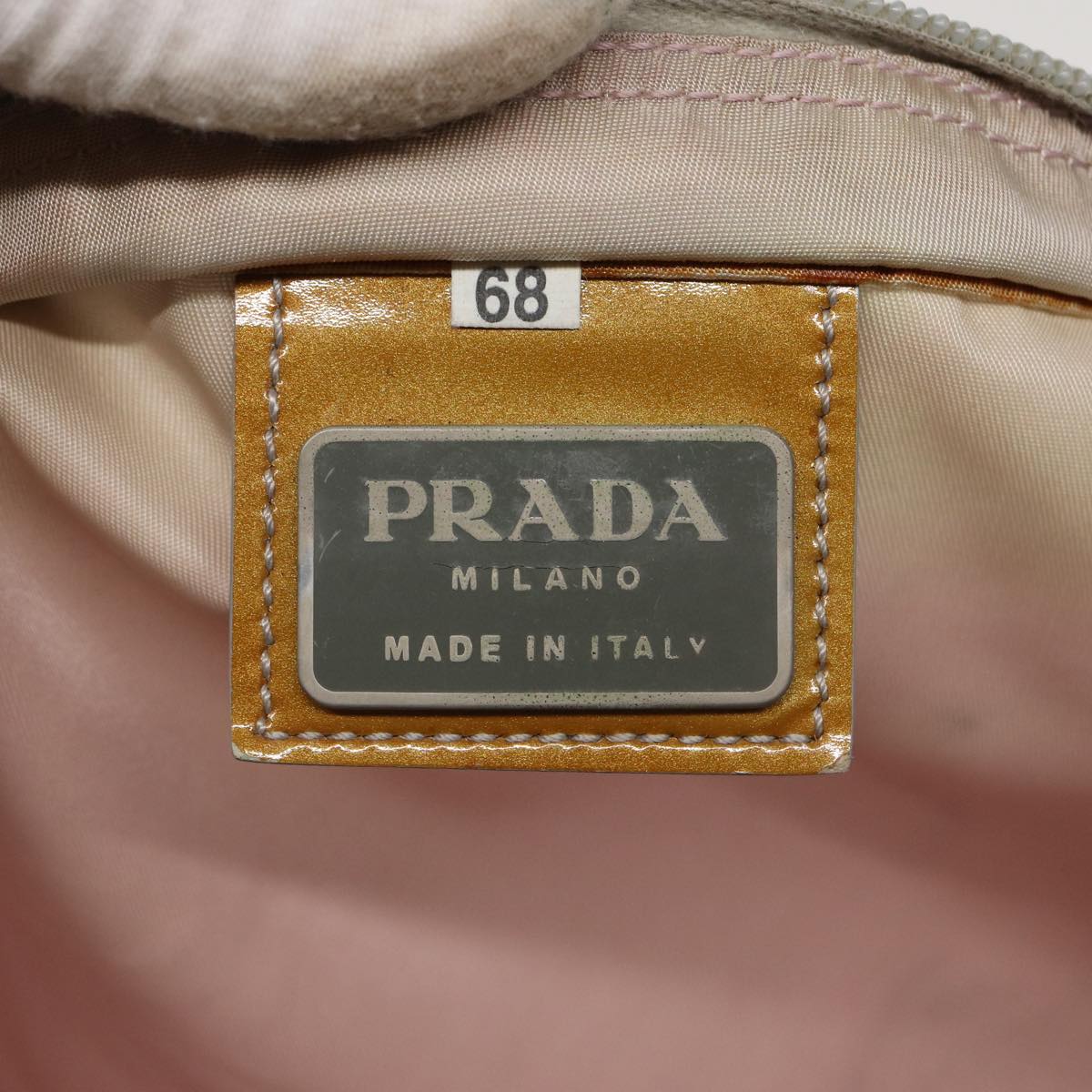 PRADA Shoulder Bag Nylon Pink Auth 81182