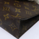 LOUIS VUITTON Monogram Poche Toilette 19 Pouch M47544 LV Auth 81211-14