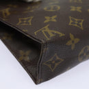 LOUIS VUITTON Monogram Poche Toilette 19 Pouch M47544 LV Auth 81211-15