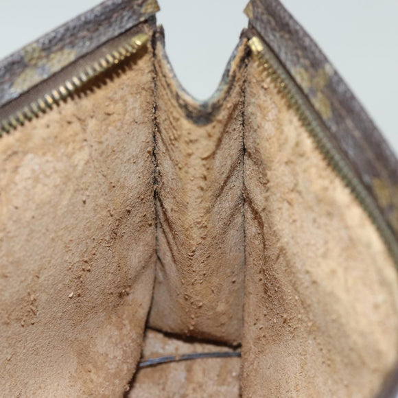 LOUIS VUITTON Monogram Poche Toilette 19 Pouch M47544 LV Auth 81211