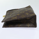 LOUIS VUITTON Monogram Poche Toilette 19 Pouch M47544 LV Auth 81211-3