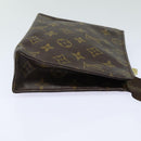 LOUIS VUITTON Monogram Poche Toilette 19 Pouch M47544 LV Auth 81211-4