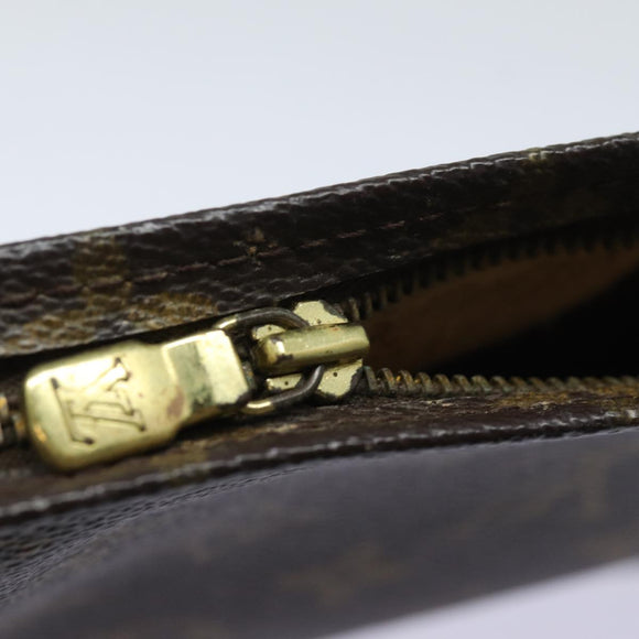 LOUIS VUITTON Monogram Poche Toilette 19 Pouch M47544 LV Auth 81211