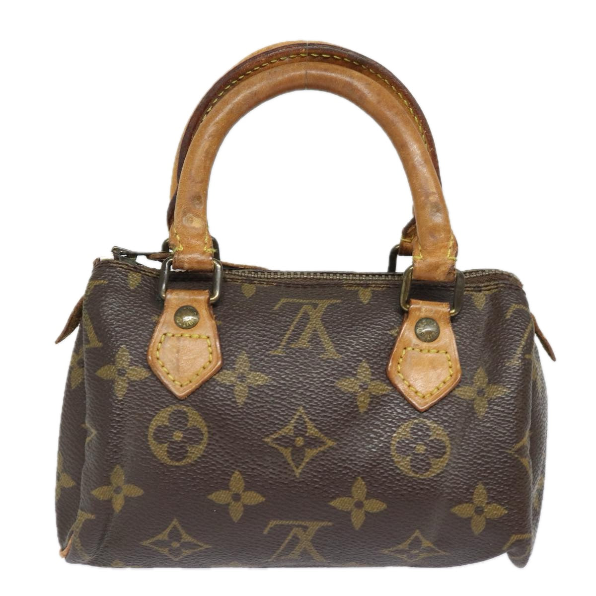 LOUIS VUITTON Monogram Mini Speedy Hand Bag M41534 LV Auth 81213 - 0