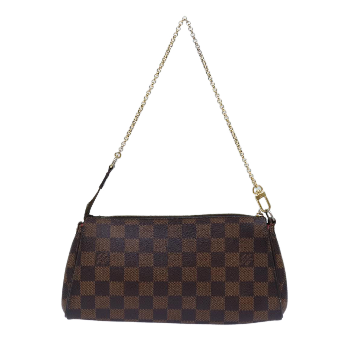 LOUIS VUITTON Damier Ebene Eva Shoulder Bag 2way N55213 LV Auth 81216