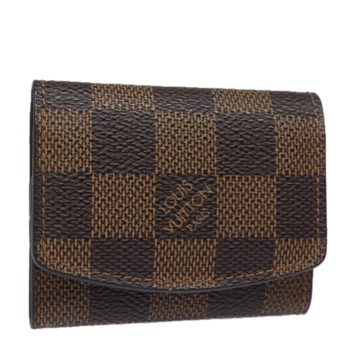 LOUIS VUITTON Damier Ebene Cuff Case M30964 LV Auth 81218