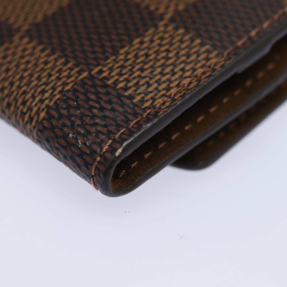 LOUIS VUITTON Damier Ebene Cuff Case M30964 LV Auth 81218