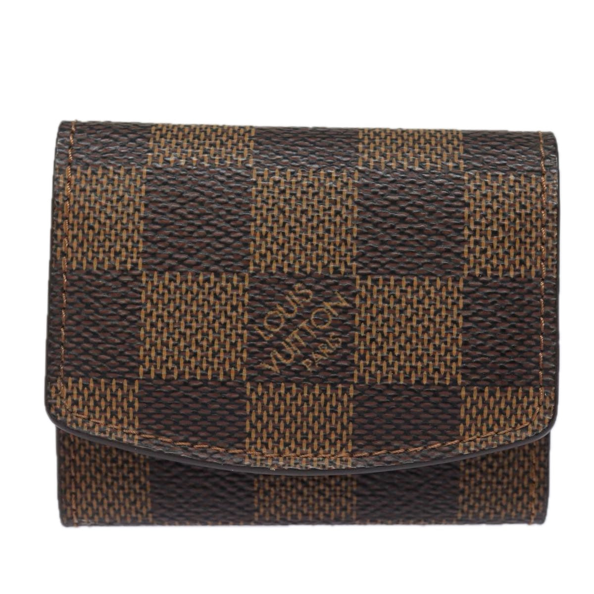 LOUIS VUITTON Damier Ebene Cuff Case M30964 LV Auth 81218