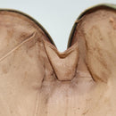 LOUIS VUITTON Monogram Trousse Demi Ronde Cosmetic Pouch M47520 LV Auth 81231-17