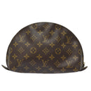LOUIS VUITTON Monogram Trousse Demi Ronde Cosmetic Pouch M47520 LV Auth 81231-2