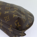 LOUIS VUITTON Monogram Trousse Demi Ronde Cosmetic Pouch M47520 LV Auth 81231-14