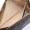 LOUIS VUITTON Monogram Trousse Demi Ronde Cosmetic Pouch M47520 LV Auth 81232-17