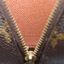 LOUIS VUITTON Monogram Trousse Demi Ronde Cosmetic Pouch M47520 LV Auth 81232-12