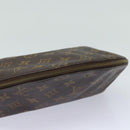 LOUIS VUITTON Monogram Trousse Demi Ronde Cosmetic Pouch M47520 LV Auth 81232-5