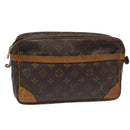LOUIS VUITTON Monogram Compiegne 28 Clutch Bag M51845 LV Auth 81234-1