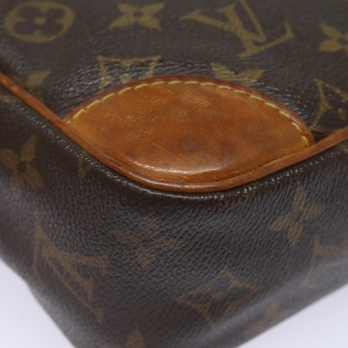 LOUIS VUITTON Monogram Compiegne 28 Clutch Bag M51845 LV Auth 81234