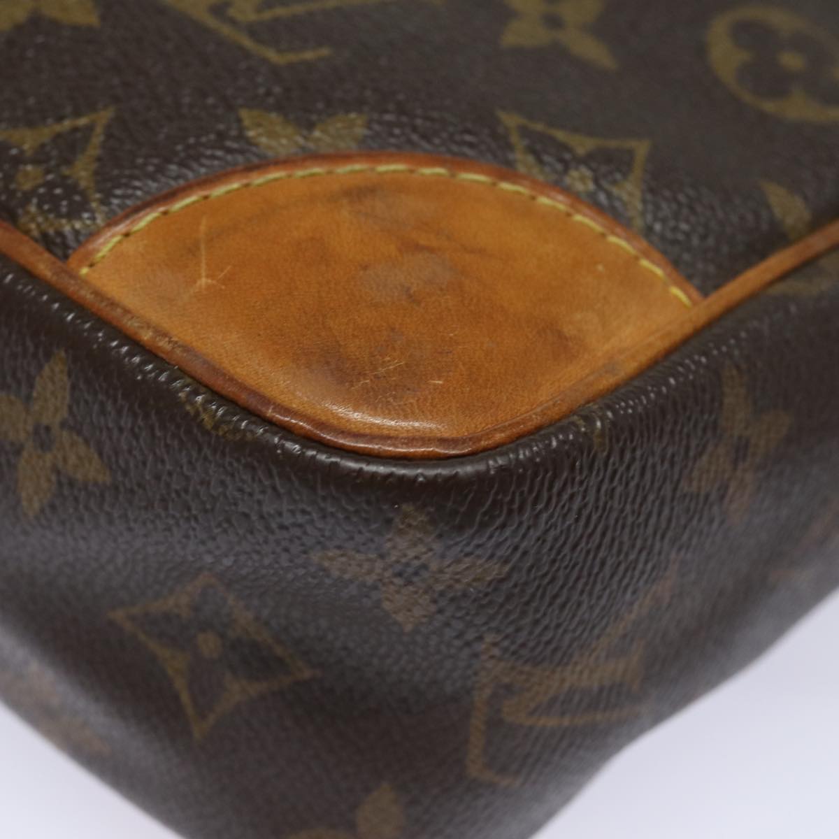 LOUIS VUITTON Monogram Compiegne 28 Clutch Bag M51845 LV Auth 81234