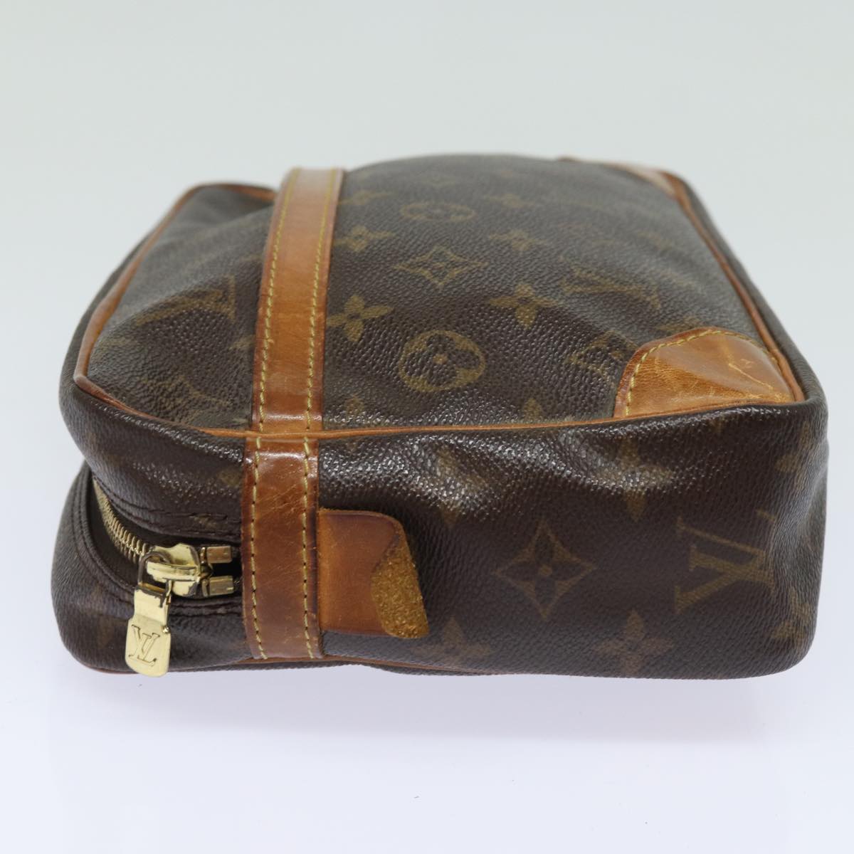 LOUIS VUITTON Monogram Compiegne 28 Clutch Bag M51845 LV Auth 81234