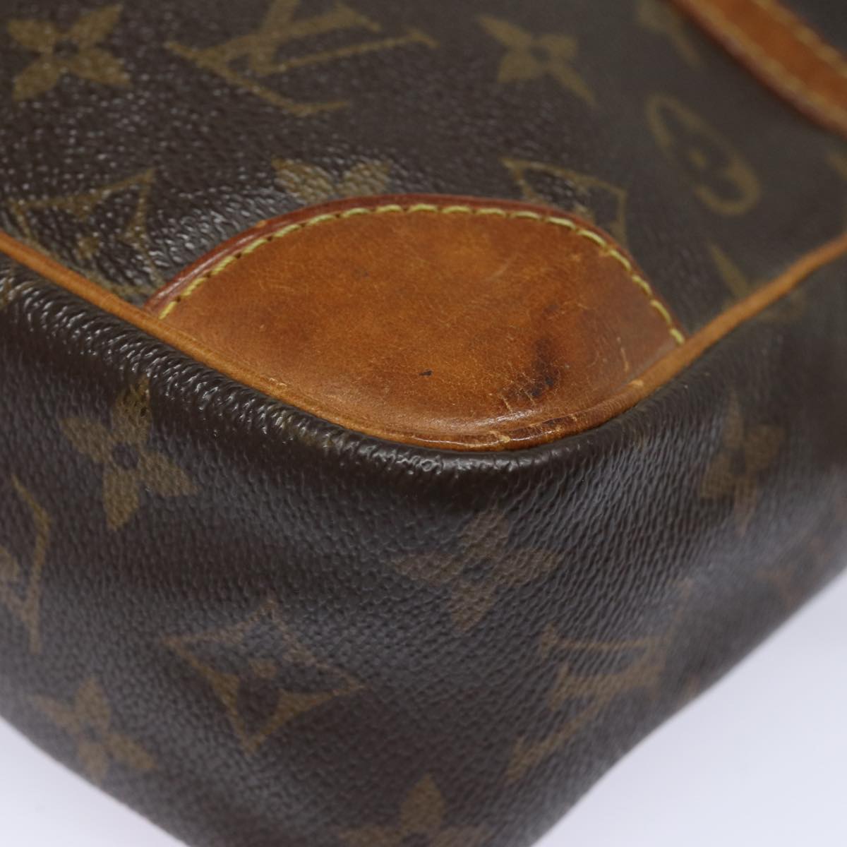 LOUIS VUITTON Monogram Compiegne 28 Clutch Bag M51845 LV Auth 81234