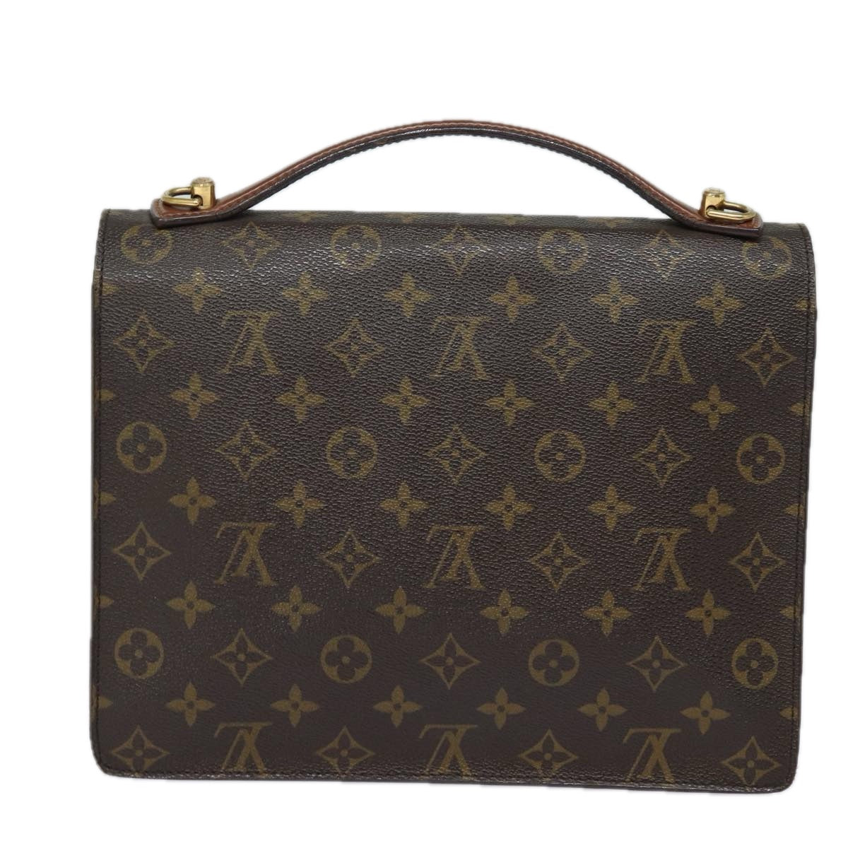 LOUIS VUITTON Monogram Monceau 28 Hand Bag 2way M51185 LV Auth 81238 - 0