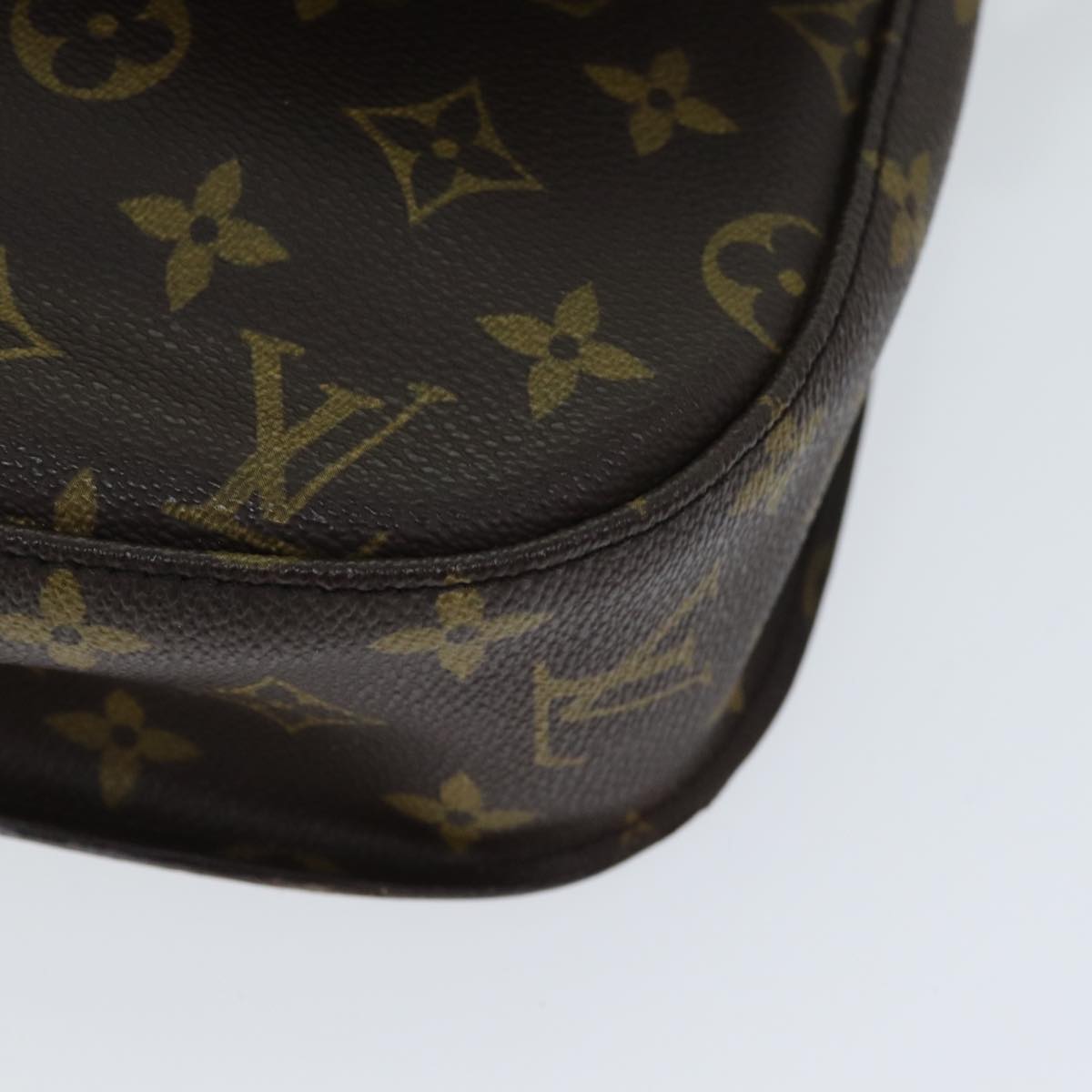 LOUIS VUITTON Monogram Saint Cloud GM Shoulder Bag M51242 LV Auth 81245