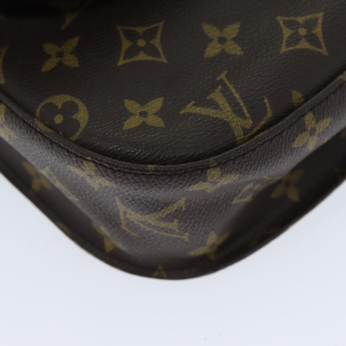 LOUIS VUITTON Monogram Saint Cloud GM Shoulder Bag M51242 LV Auth 81245