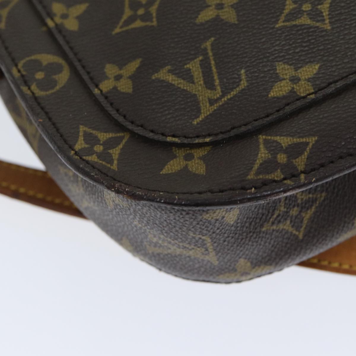 LOUIS VUITTON Monogram Saint Cloud GM Shoulder Bag M51242 LV Auth 81245