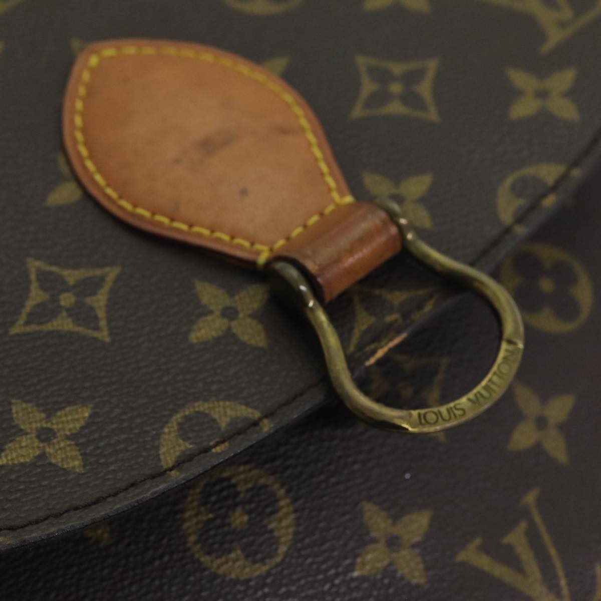 LOUIS VUITTON Monogram Saint Cloud GM Shoulder Bag M51242 LV Auth 81245