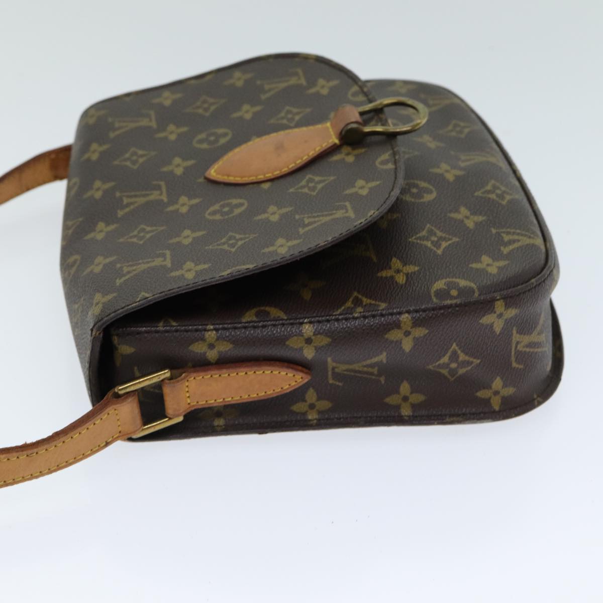 LOUIS VUITTON Monogram Saint Cloud GM Shoulder Bag M51242 LV Auth 81245