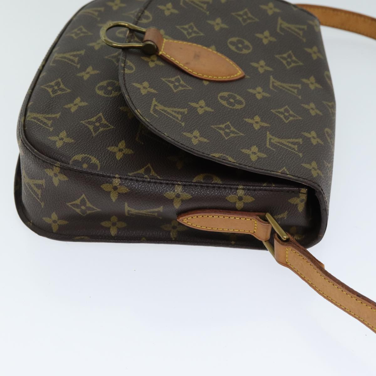 LOUIS VUITTON Monogram Saint Cloud GM Shoulder Bag M51242 LV Auth 81245