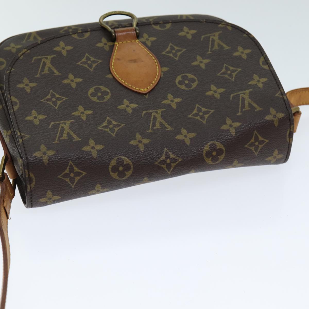 LOUIS VUITTON Monogram Saint Cloud GM Shoulder Bag M51242 LV Auth 81245