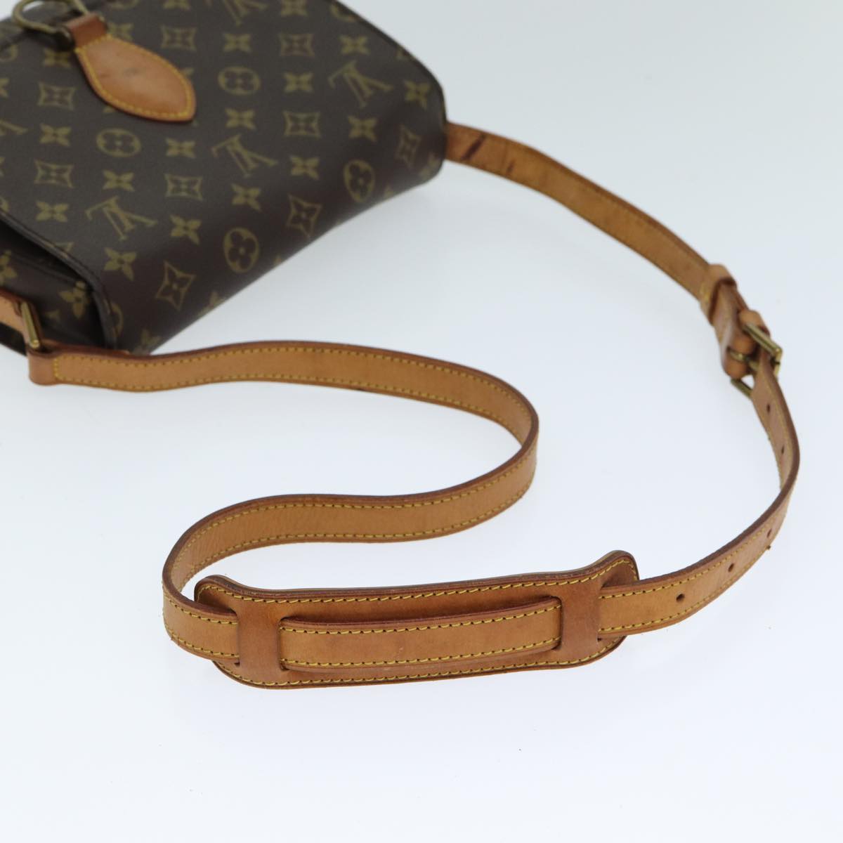 LOUIS VUITTON Monogram Saint Cloud GM Shoulder Bag M51242 LV Auth 81245