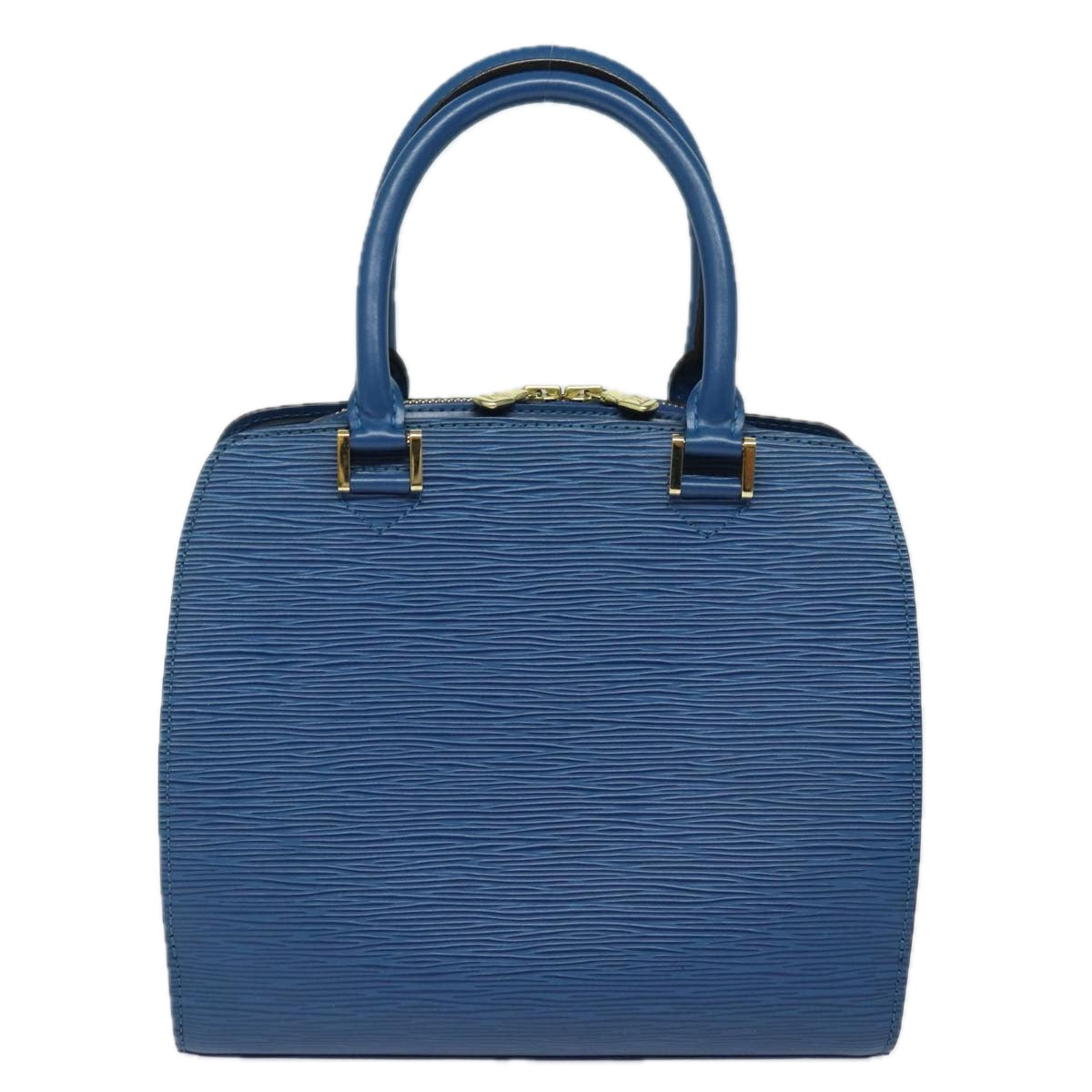 LOUIS VUITTON Epi Pont Neuf Hand Bag Blue M52055 LV Auth 81259 - 0