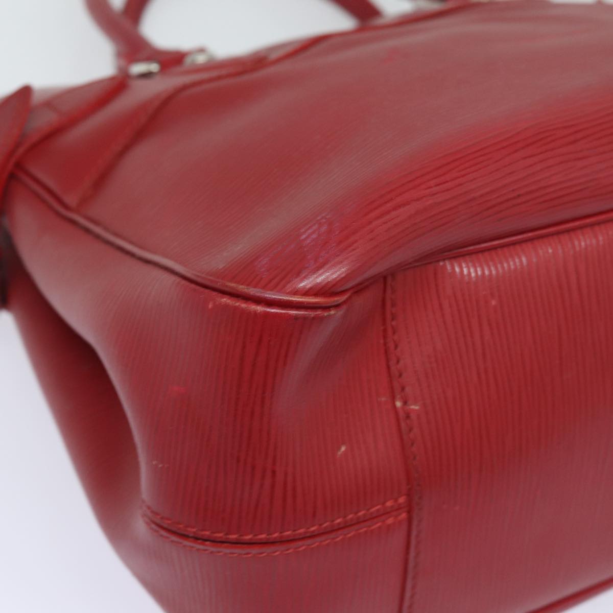 LOUIS VUITTON Epi Passy PM Hand Bag Red M5926E LV Auth 81260