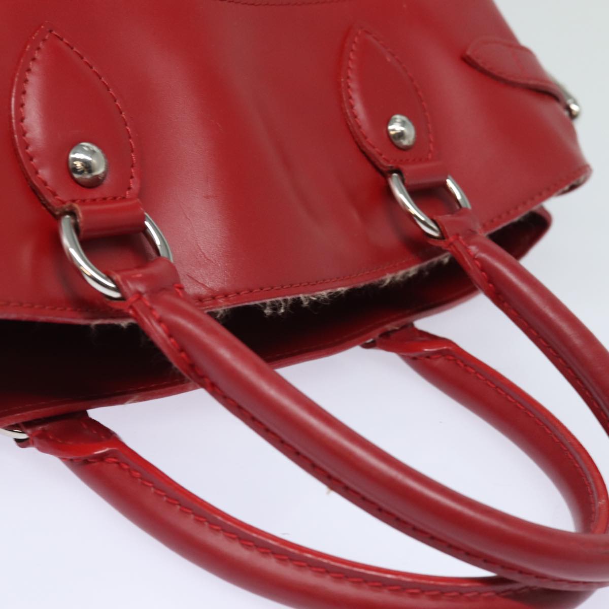 LOUIS VUITTON Epi Passy PM Hand Bag Red M5926E LV Auth 81260