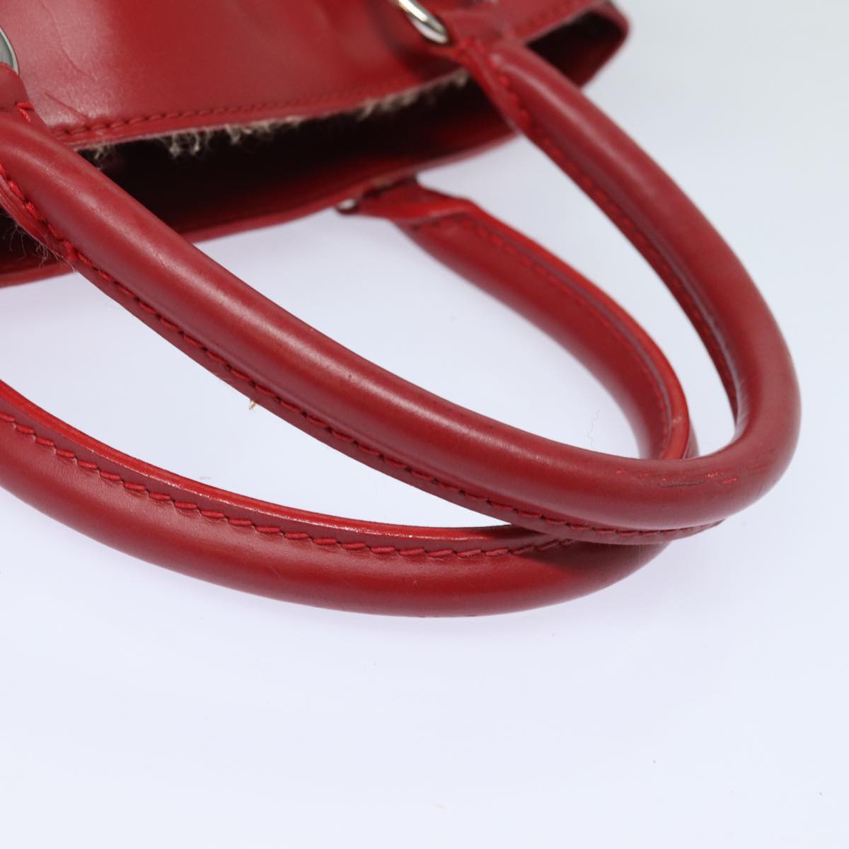 LOUIS VUITTON Epi Passy PM Hand Bag Red M5926E LV Auth 81260