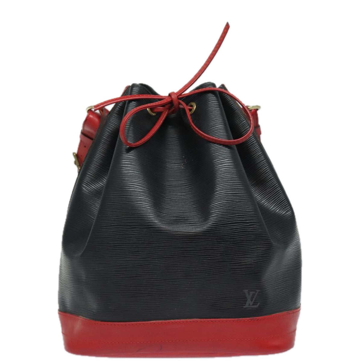 LOUIS VUITTON Epi Noe Shoulder Bag By color Black Red M44017 LV Auth 81263