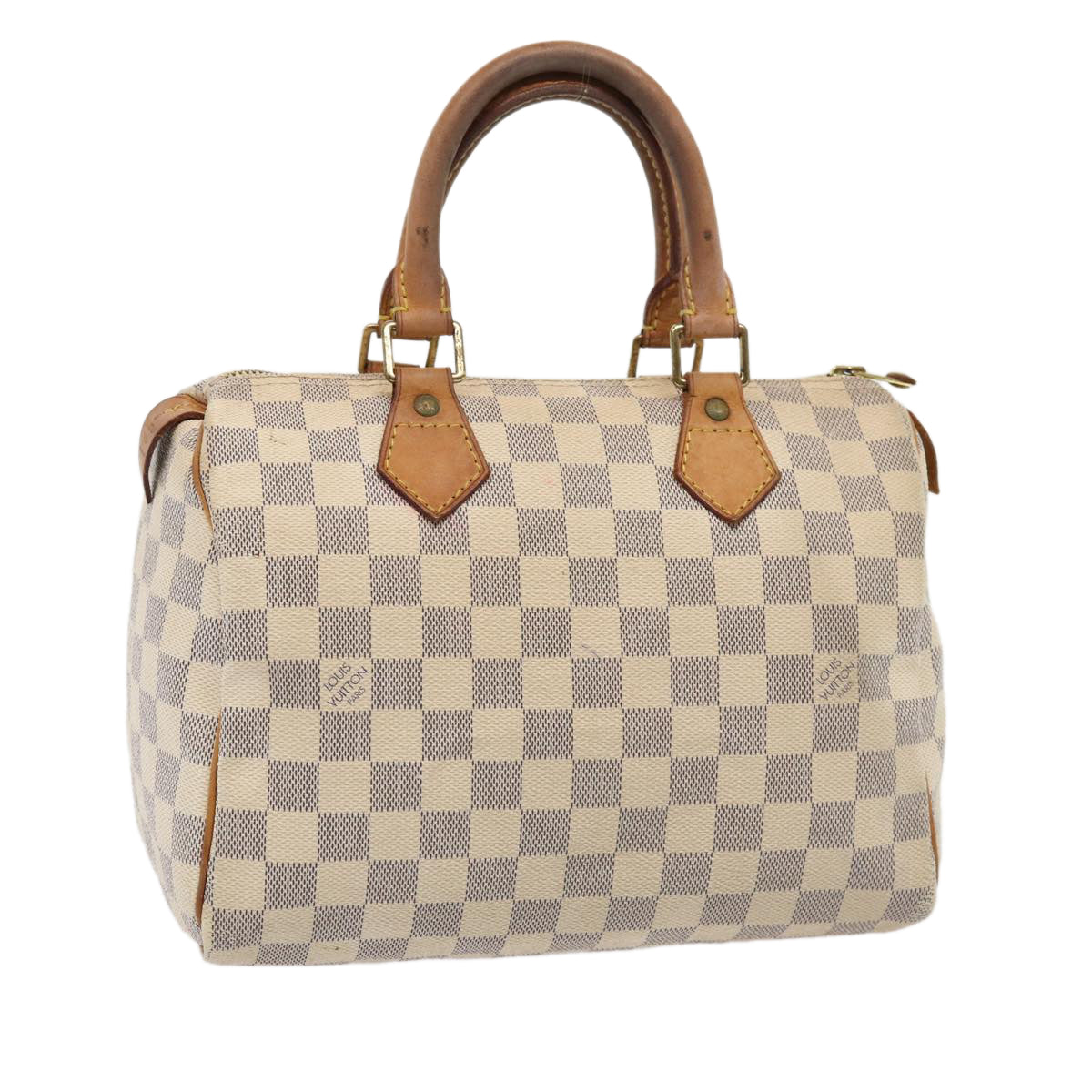 LOUIS VUITTON Damier Azur Speedy 25 Hand Bag N41534 LV Auth 81277