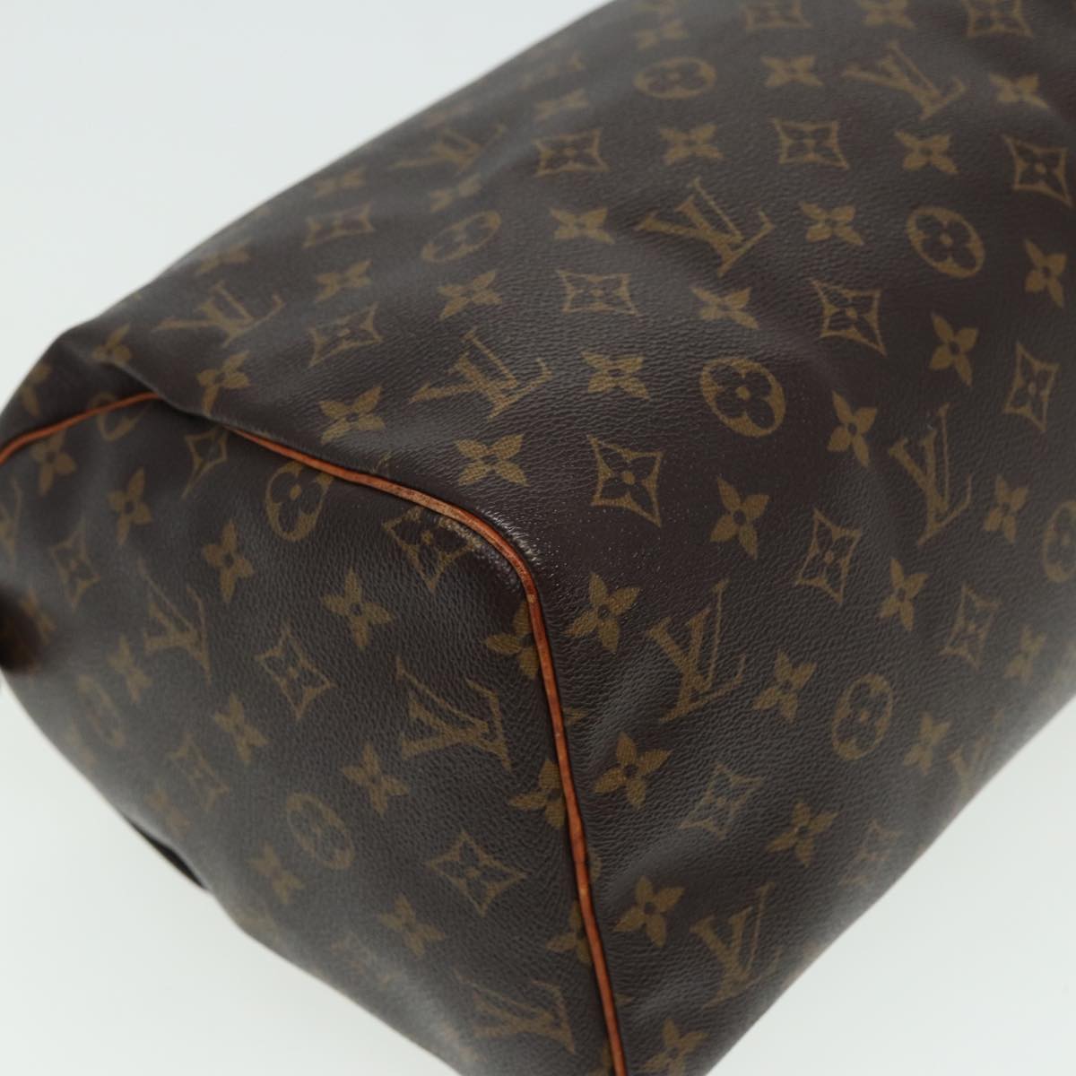 LOUIS VUITTON Monogram Speedy 30 Hand Bag M41526 LV Auth 81281