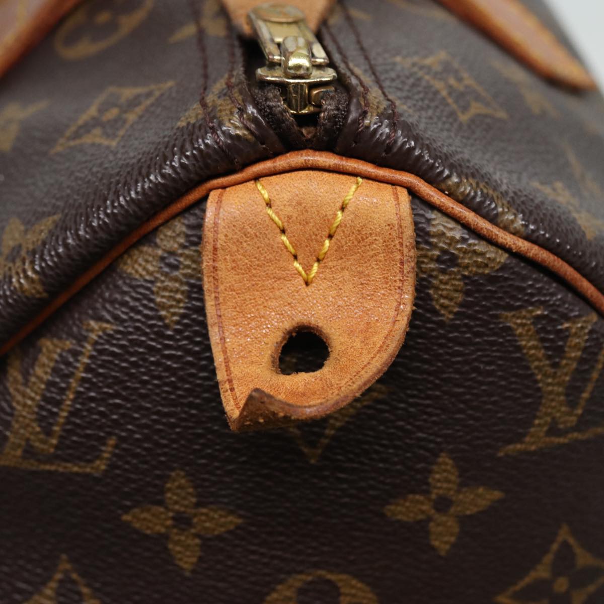 LOUIS VUITTON Monogram Speedy 30 Hand Bag M41526 LV Auth 81281