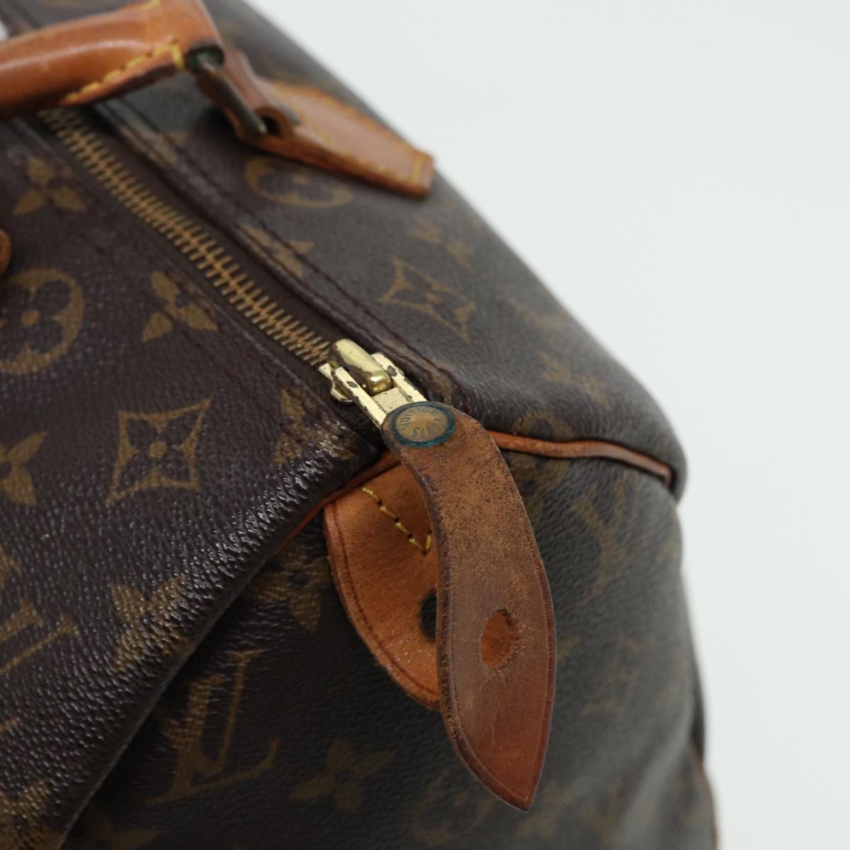 LOUIS VUITTON Monogram Speedy 30 Hand Bag M41526 LV Auth 81281