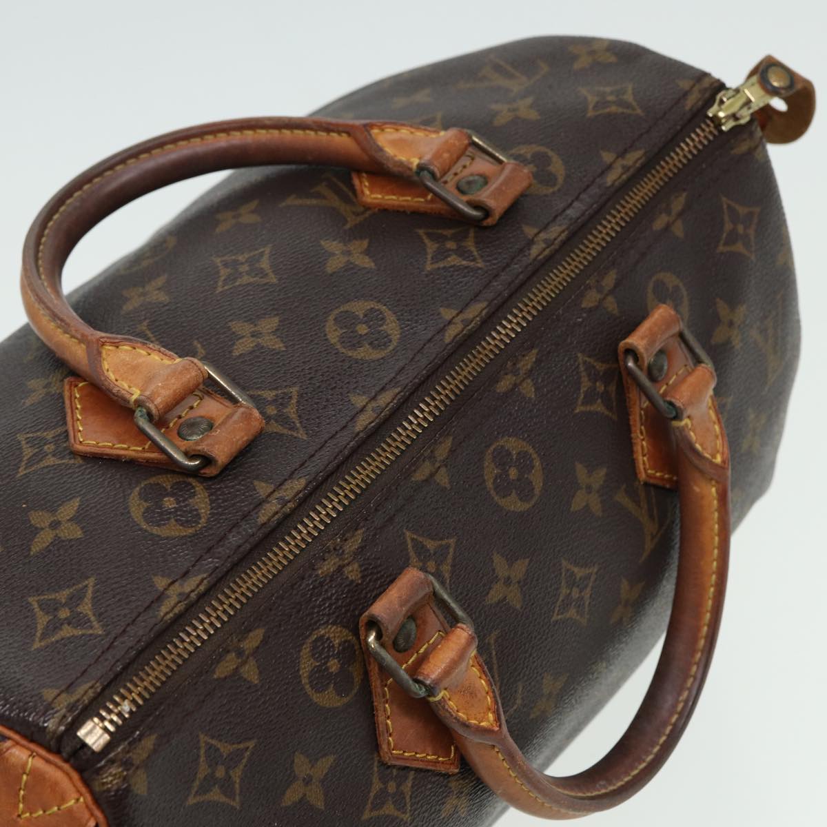 LOUIS VUITTON Monogram Speedy 30 Hand Bag M41526 LV Auth 81281