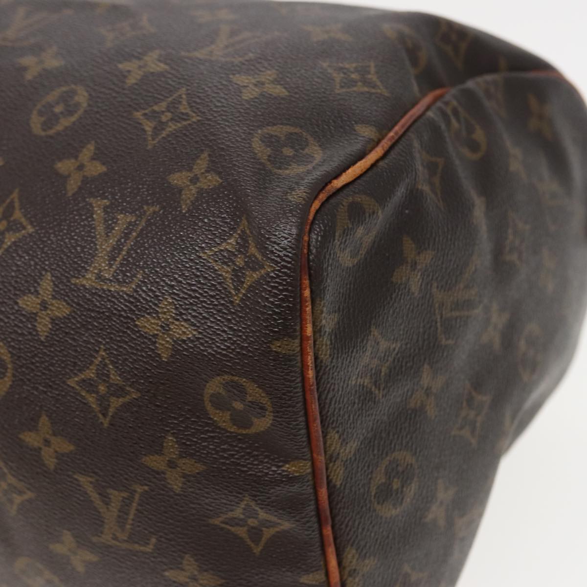 LOUIS VUITTON Monogram Speedy 35 Hand Bag M41524 LV Auth 81282