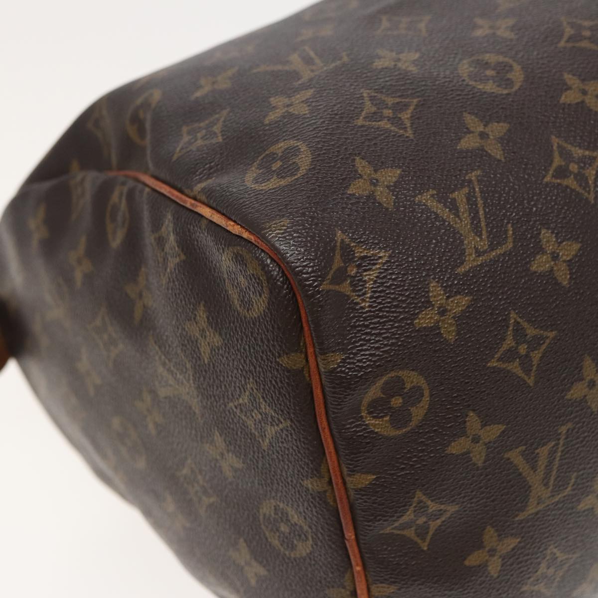 LOUIS VUITTON Monogram Speedy 35 Hand Bag M41524 LV Auth 81282