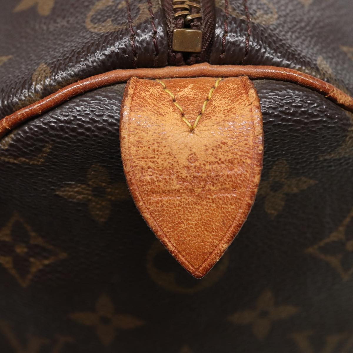 LOUIS VUITTON Monogram Speedy 35 Hand Bag M41524 LV Auth 81282